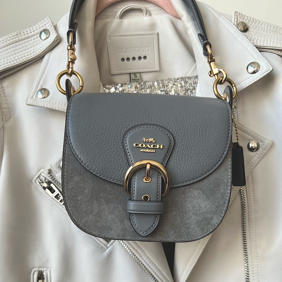 Coach Bags Host Pick Coach Kleo Handbag In Misty Blue Long Shoulder